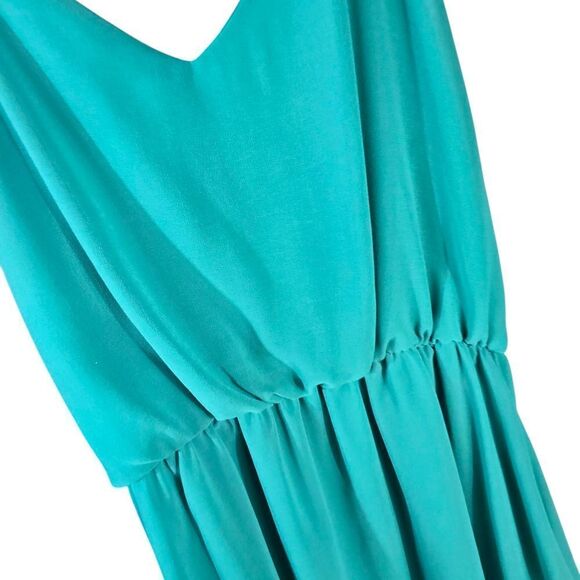 Chic Green Mini Boho Dress - Picture 5 of 5